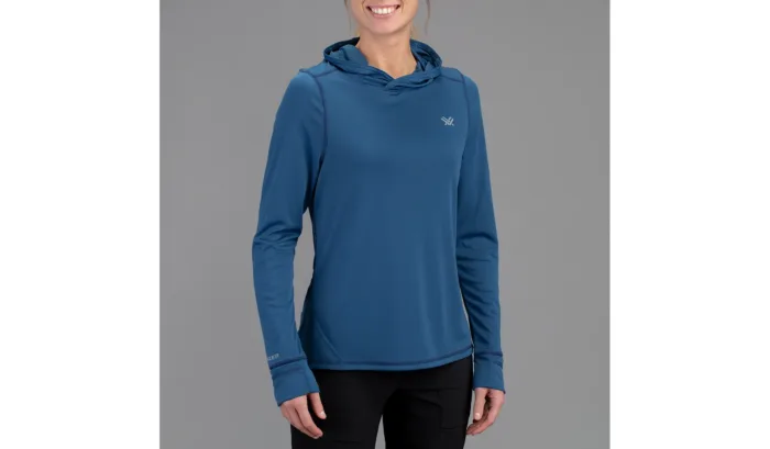 Women’s Sun Slayer Hoodie – Dark Blue - Image 6