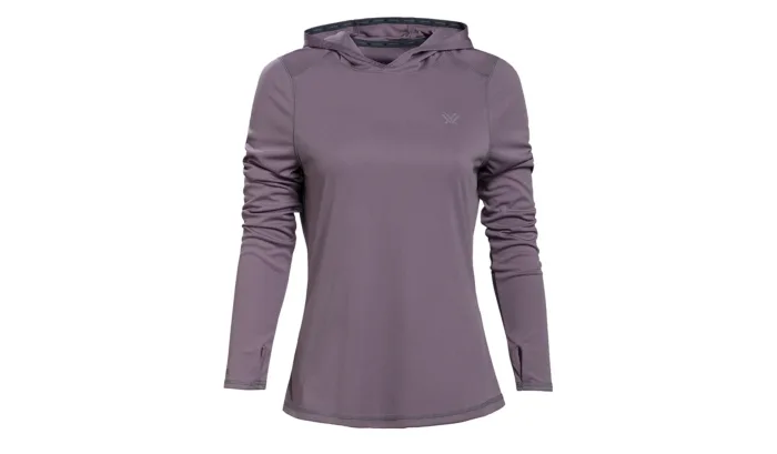 Women’s Sun Slayer Hoodie – Grey Ridge Purple
