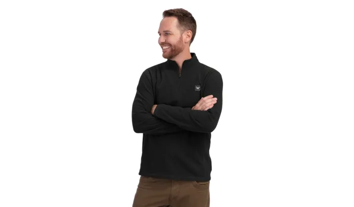 Yosemite Falls Microgrid Fleece – Black - Image 3