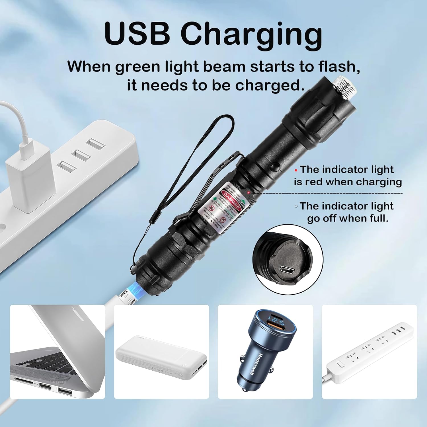 Green Laser Pointer – Type-C Rechargeable - Image 3