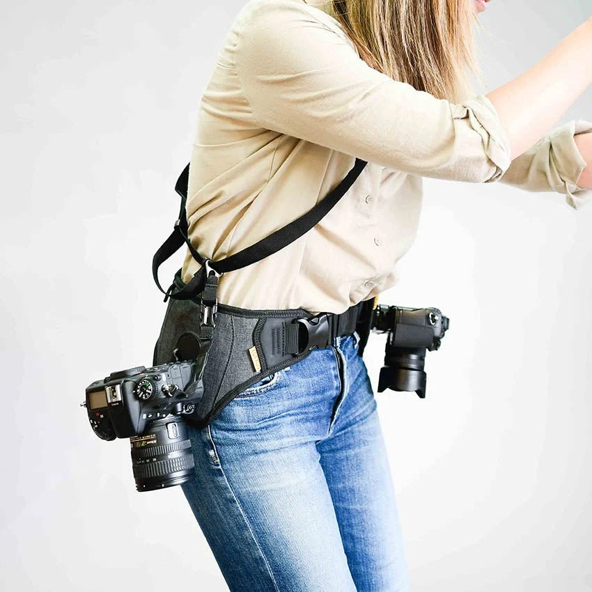 Cotton Carrier SlingBelt Carrying System for 2 Cameras - Image 10