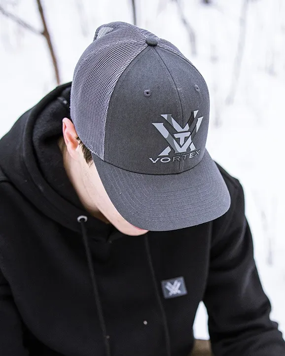 Vortex Camo Punch Cap – Charcoal