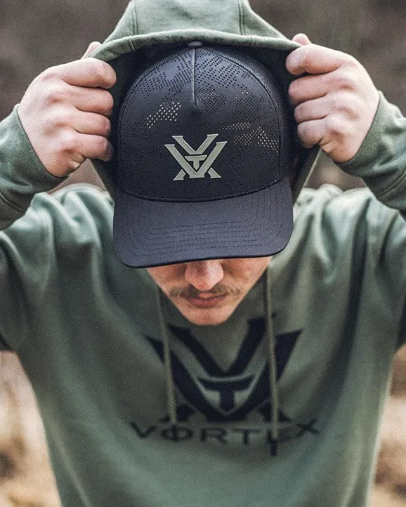 Vortex Through and Through Camo Cap – Black